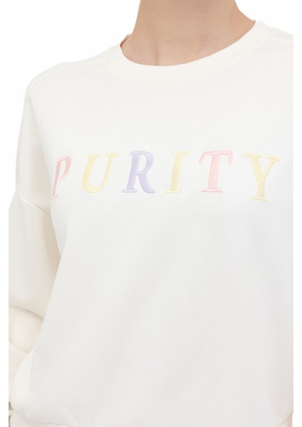 Wl Kunt Yog1-10 5pr Ekru Kadın Sweatshirt fırsatları