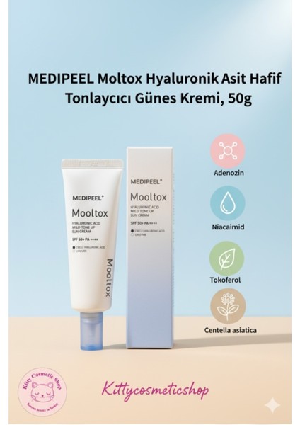Medı-Peel Mooltox Hyaluronıc Acıd Mıld Tone Up Güneş Kremi