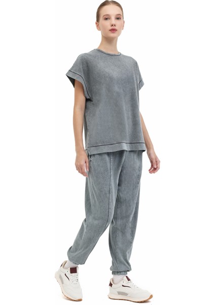 WL FREYA 22SY787 5PR Gri Kadın Eşofman Altı modelleri