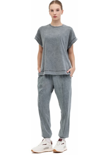 Wl Else 11SY783 5fx Gri Kadın Kısa Kol T-Shirt modelleri