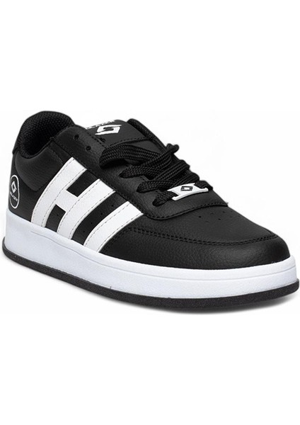 Garson Spor 037 Cilt Siyah Beyaz Ortopedik Spor Ayakkabı