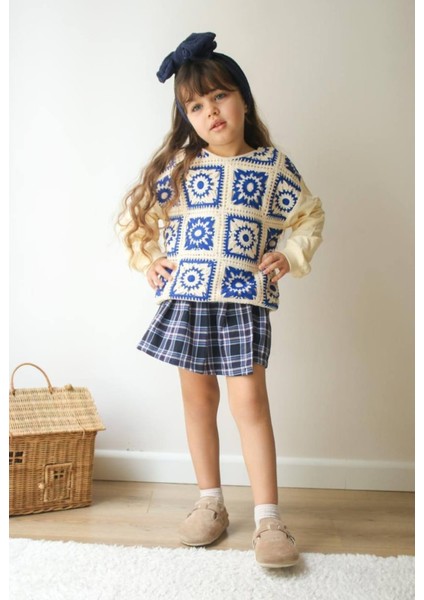 Kız Çocuk Etek ve Triko Takım