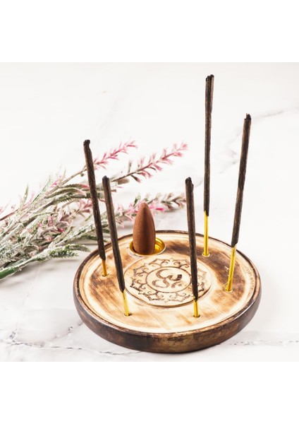 Crown Çakra Temalı Konik ve Çubuk Tütsülük