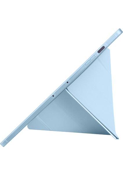 Galaxy Tab S10 Fe Plus Uyumlu Tri Folding Kalem Bölmeli Standlı Kılıf Mavi indirimleri