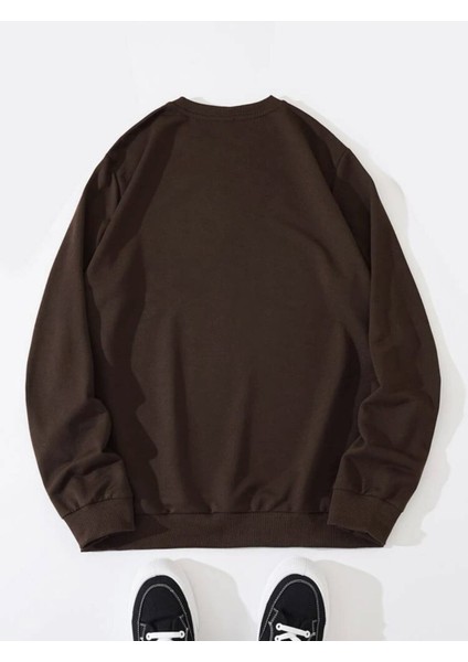 Unisex Terrible Ghost Baskılı Oversize Sweatshirt fiyatları