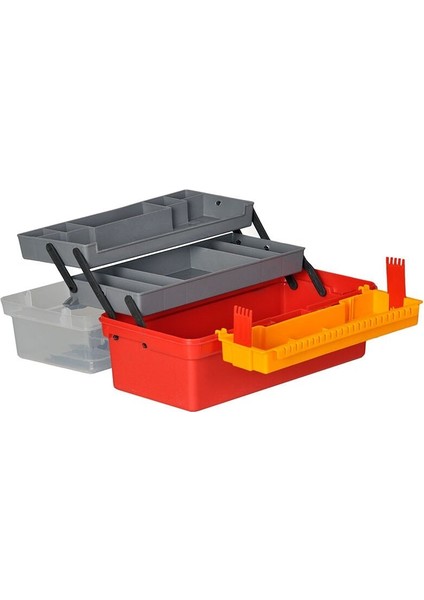 Şeffaf Kapaklı 15'' Balıkçı Alet Malzeme Çantası fırsatları