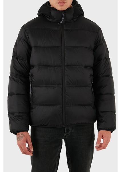 Regular Fit Kapüşonlu Kapitoneli Şişme Mont Erkek Mont DM0DM22044 Bds fırsatları