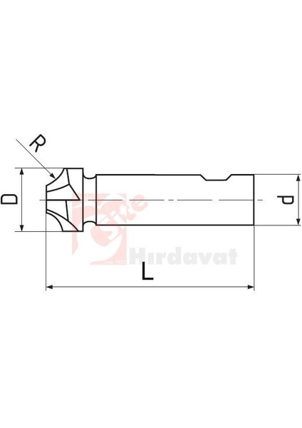 Zps-Fn Radyus Freze 1.6mm Dın 6518 fiyatları
