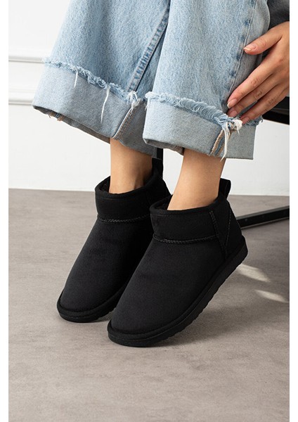 Kadın Mini Taban Süet Içi Kürklü Şık Günlük Bot fiyatları