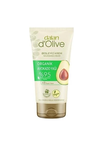 D Olive Organik Avokado Yağı Besleyici Krem 60 ml
