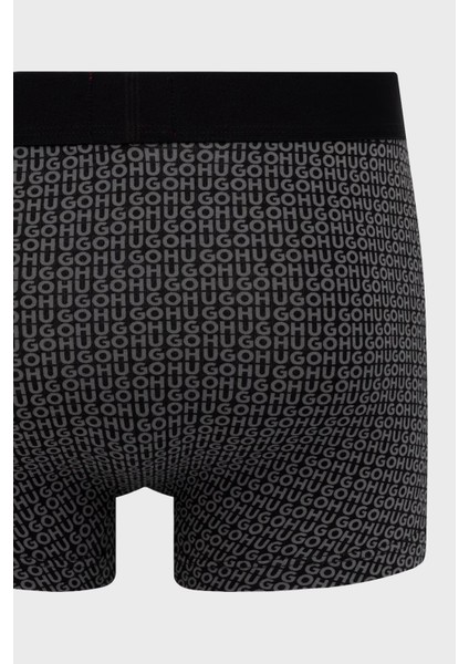 Streç Pamuklu Logolu 3 Pack Boxer Erkek Boxer 50549140 960