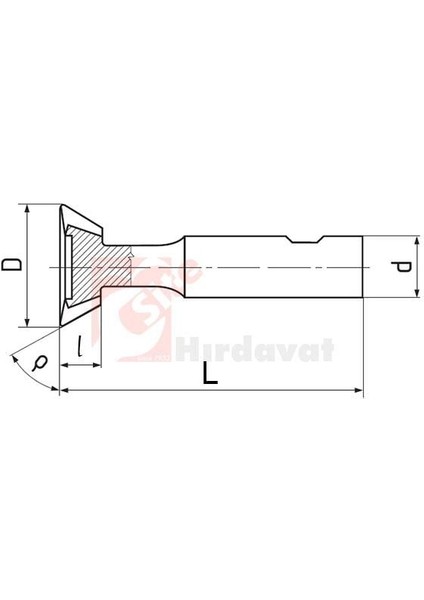 Zps-Fn Kırlangıç Freze 25MM 45° Dın 1883 A Form fiyatları