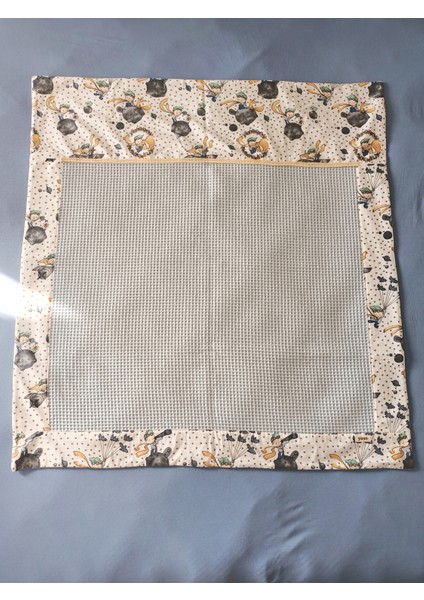 %100 Pamuk Bebek Çocuk Pikesi & Yastık Kılıfı Seti, Küçük Prens/unicorn Desenli