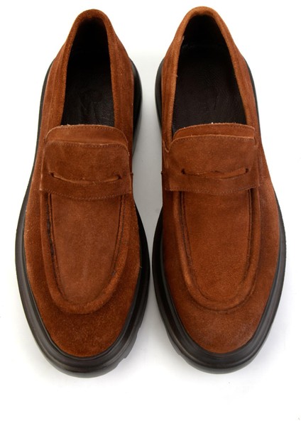 Taba Hakiki Deri Erkek Loafer Ayakkabı E01310113202 fırsatları