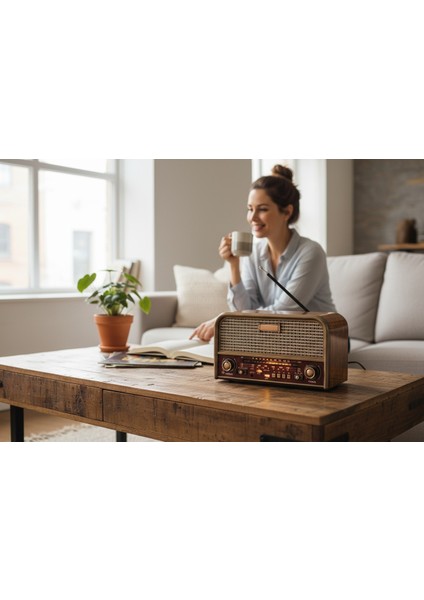 Evertonnostalji Müzik Kutusu Güçlü Ses Bluetooth USB Aux Sd Kard Destekli fiyatları