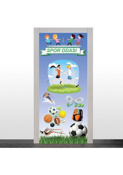 Spor Odası Kapı Giydirme 90*205 cm