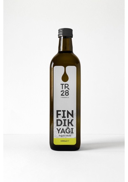 Fındık Yağı - Soğuk Sıkım (1000ML)