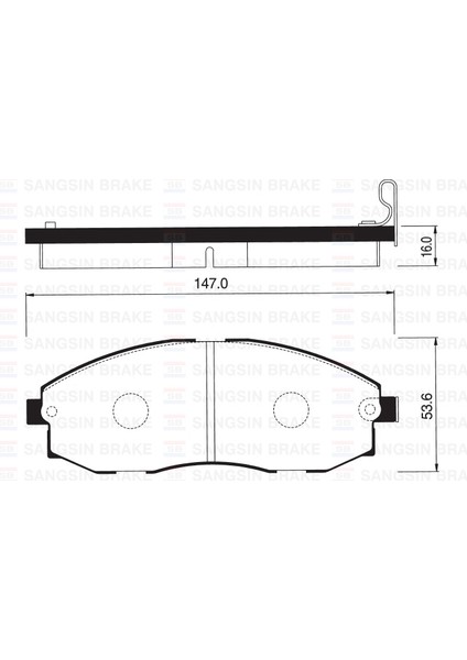 Ön Fren Balata Hyundaı H100 Starex 2.5l D4BH Tc. Tcı Panelvan 96-07