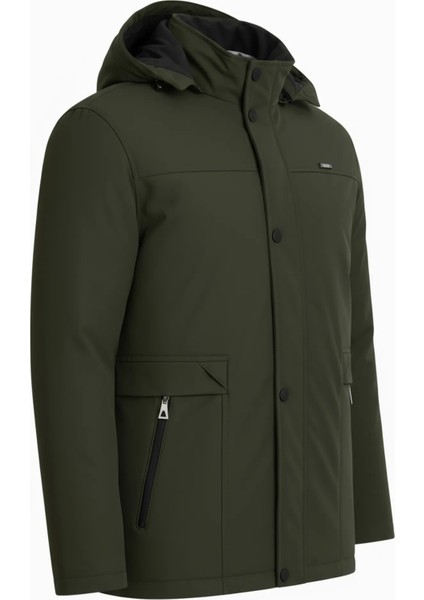 Erkek Yeşil %100 Su ve Rüzgar Geçirmez Kürklü Çıkartılabilir Kapüşonlu Mont&kaban modelleri