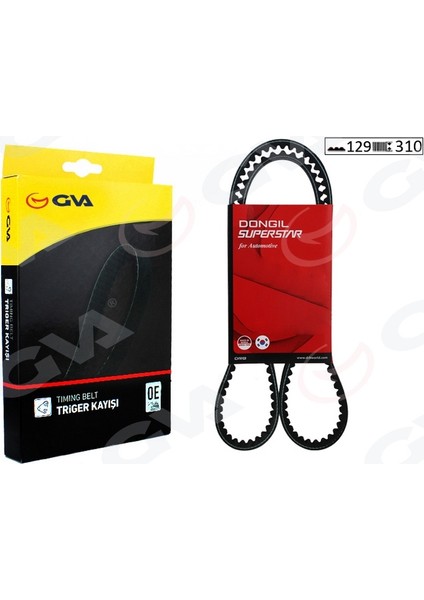 Triger Kayışı 129X310 Toyota Hılux 2.4d 8V 88-05 2.8d 8V 94-01 Land Cruıser 2.4d