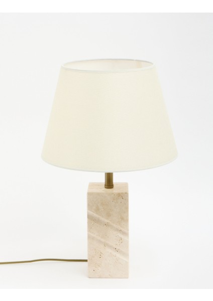 Valen Kumaş Şapkalı Traverten Abajur fiyatları