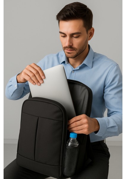 Notebook Laptop Dizüstü Bilgisayar Sırt Çantası 15.6" Inç - 600 Siyah fırsatları