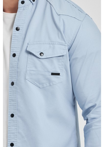 Erkek Gömlek Slim Fit Erkek Kot Gömlek fırsatları