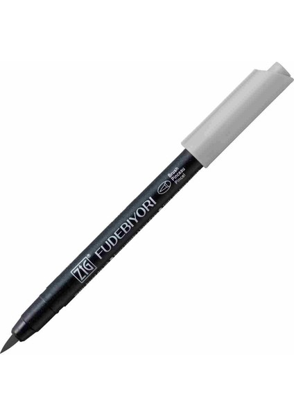 Fudebiyori Brush Pen Fırça Uçlu Kalem 91 Lıght Gray