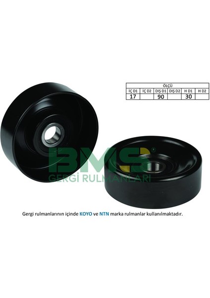 Alternatör Gergi Rulmanı Fıesta 1.8dı 00- -Focus 1.8tdcı-1.8dı-1.8tddı 98-04 -Tourneo Connect 1.8d