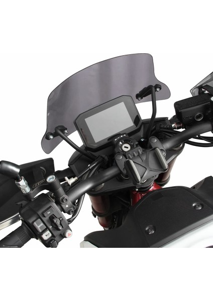 Honda CB500 Hornet 2025 Uyumlu Ön Cam Siyah 28 cm indirimleri