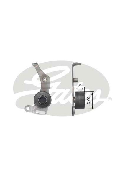 Eksantrik Gergi Rulmanı DUCATO-BERLINGO-JUMPY-JUMPER-205-306-405-PARTNER-BOXER-SCUDO-XSARA1.9D-1.9TD