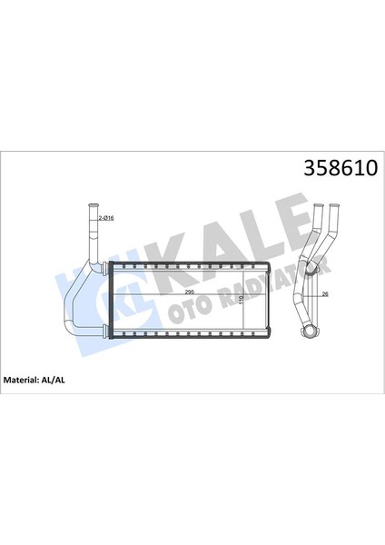 Kalorifer Honda Cr-V Heater Core