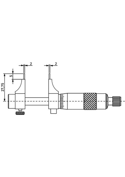 Asimeto AS-203 Dijital Iç Çap Mikrometresi 50-75MM fiyatları