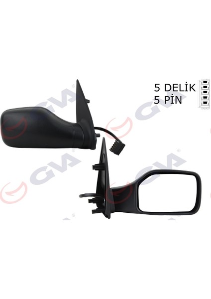 Dış Dikiz Aynası Sağ 106 93 Elektrikli Isıtmalı Konveks 5 Fiş VM-101EHR