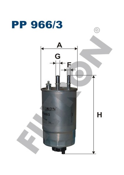 Yakıt Filtresi Fıorıno-Doblo-Lınea 07 1.3jtd-Punto Iıı 1.3jtd-1.9jtd-Stılo 1.9jtd