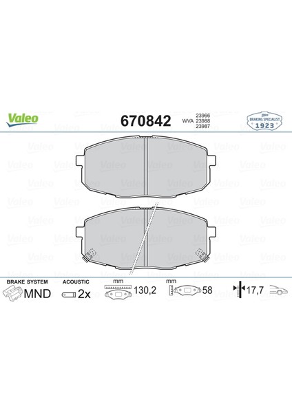 Ön Balata Hyundaı I30 1.4-1.6-2.0-1.6 Crdı-2.0 Crdı 10/07 Kıa Ceed 06