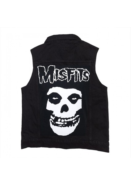 Misfits Siyah Kot Yelek
