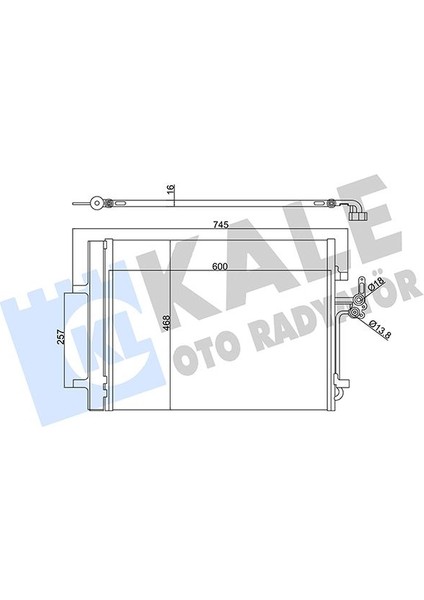 Klıma Radyatoru Mondeo Iv S Max 07 >2.0 Tdcı Galaxy 2.0tdcı 07>14 Volvo S60 S80 Iı V60 V70 Iıı XC70 Iı 2.5 / 3.2 224DT 204PT Dıscovery Sport L550 14> Freelander 2 L359 06>14 R.r Evoque L538 11>19