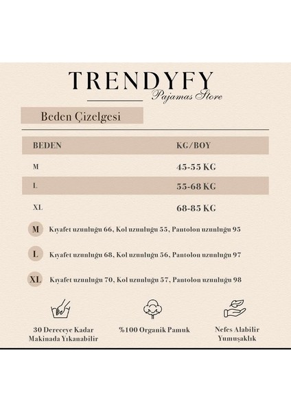 Organik Pamuk Müslin Kumaş Pijama Takımı