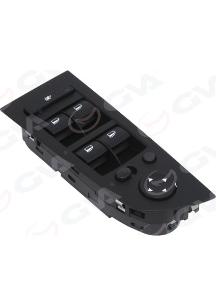 Cam Açma Anahtarı Sol Dörtlü Karartmalı Katlamalı Ayna Siyah Çerçeveli Bmw E90 E91