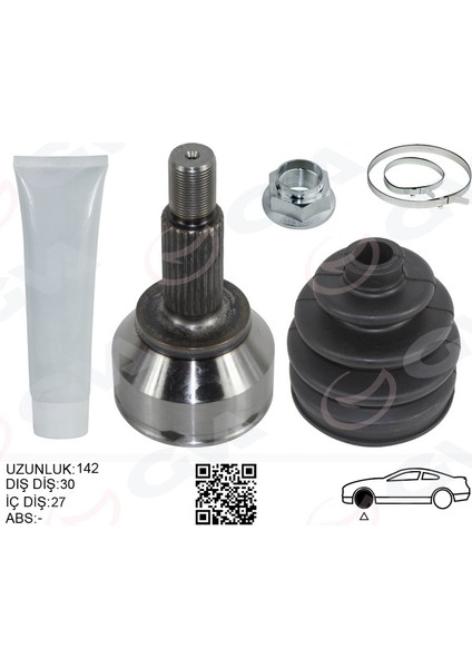Aks Kafası Dış Sağ/sol Jaguar X-Type I X400 146.5MM