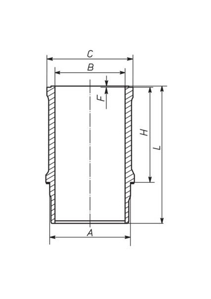 Motor Gömleği Std 75MM P106-P205-P206-P306-P309-P1007-PARTNER 1.4 Tu3 - TU3JP E4