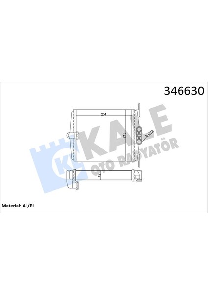Kalorıfer Radyatoru Mercedes S-Class W140 Sası No: A133638
