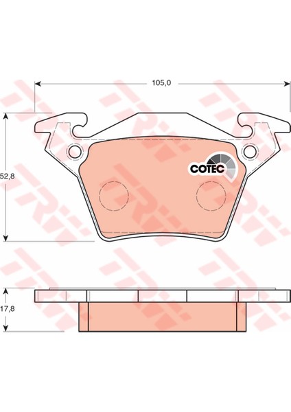 Fren Balatası Arka Mercedes Vıto W638 96 03