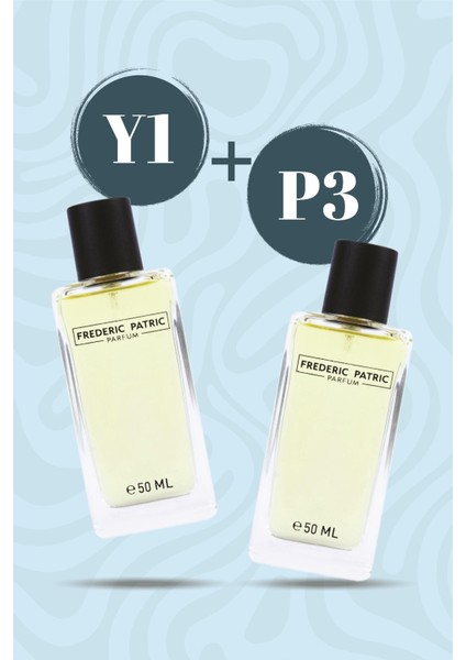 Y1-P3 50 ml 2li Erkek Parfümü