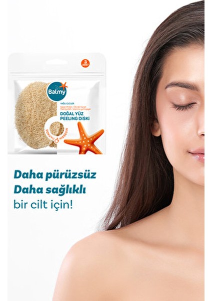 Doğal Kabak Banyo Kese Eldiveni ve 6 Adet Peeling Disk