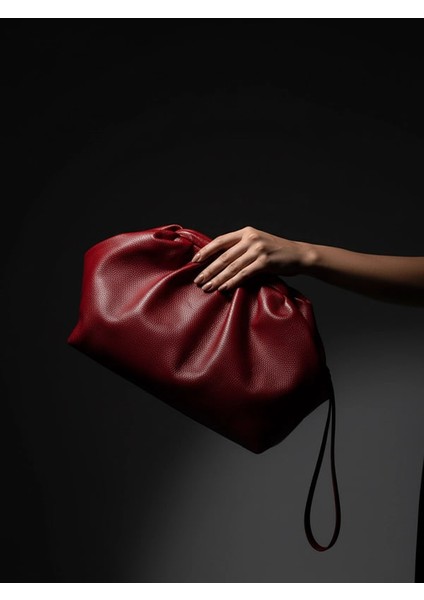 Lüks Hakiki Deri Bulut Çanta – Kadın El ve Omuz Çantası