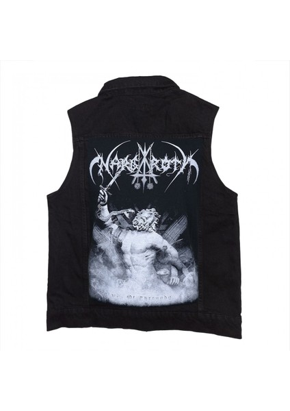 Nargaroth Era Of Threnody Siyah Kot Yelek