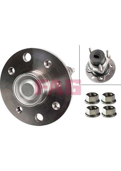 Arka Teker Poryası Rulmanlı Astra F-Astra G-Vectra A-Vectra B-Corsa C Combo C Abs Li 4 Delik