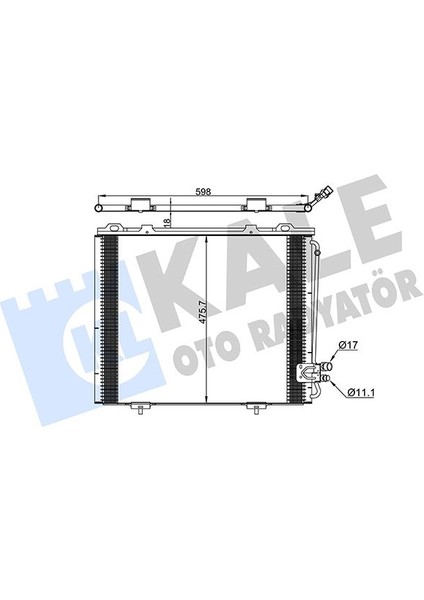 Klıma Radyatoru Mercedes E-Class W210 96>02